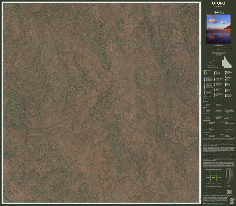 Pinchgut Pinnacle (7863-422i) Map by Department of Natural Resources ...