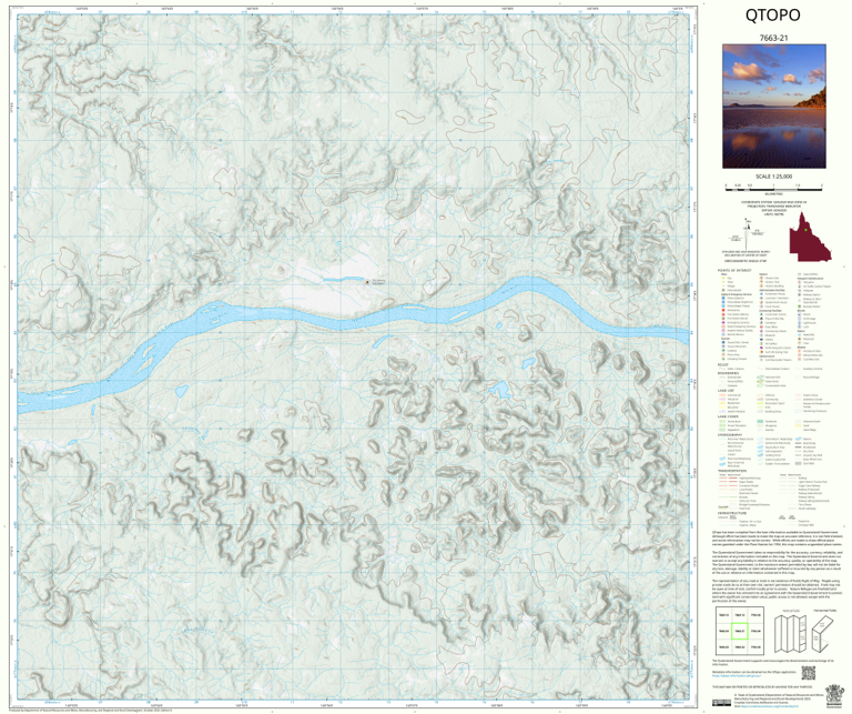 Pinnacle Creek (7663-21) Map by Department of Natural Resources and ...