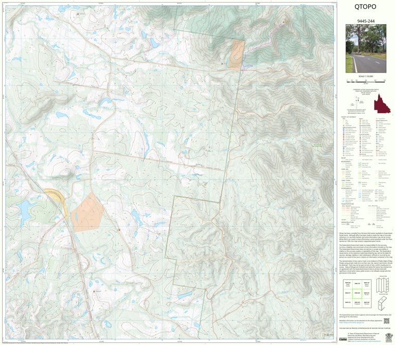 Pomona (9445-244) Map by Department of Natural Resources and Mines ...