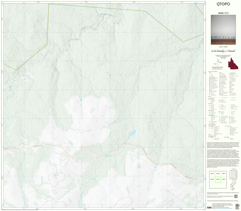 Possession Creek (8446-313) Map by Department of Natural Resources and ...