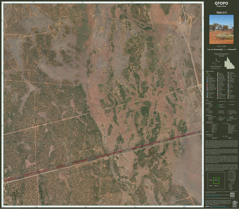 Prairie (7856-313i) Map by Department of Natural Resources and Mines ...