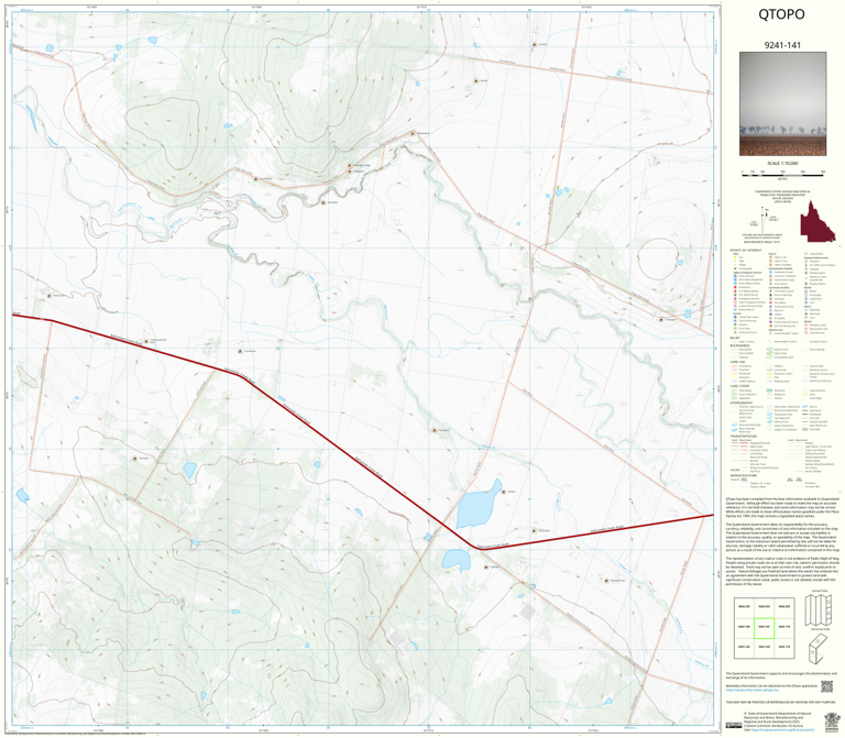 Pratten (9241-141) Map by Department of Natural Resources and Mines ...