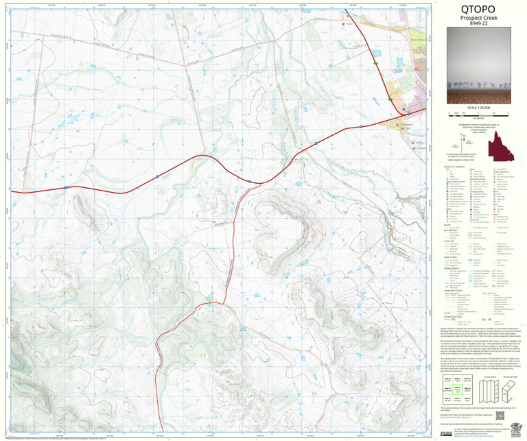 Prospect Creek (8949-22) Map by Department of Natural Resources and ...