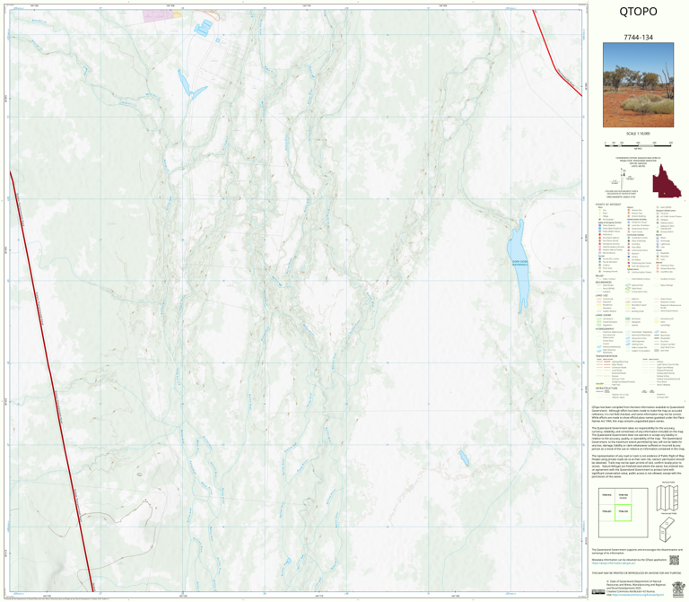 Quilpie (7744-134) Map by Department of Natural Resources and Mines ...