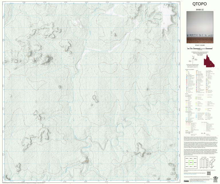Ralph Rambo Maps Ralph Creek (8448-32) Map by Department of Natural Resources and Mines ...
