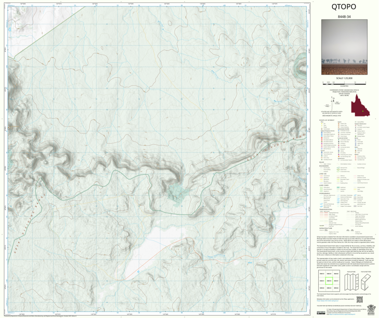 Ralph Rambo Maps Ralph Creek (8448-34) Map by Department of Natural Resources and Mines ...