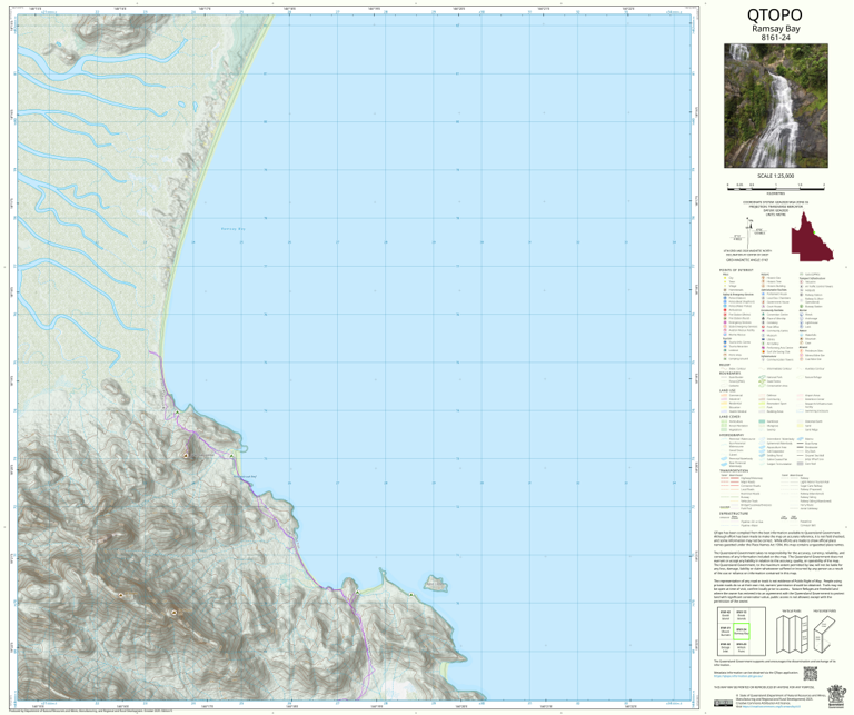 Ramsay Bay (8161-24) Map by Department of Natural Resources and Mines ...