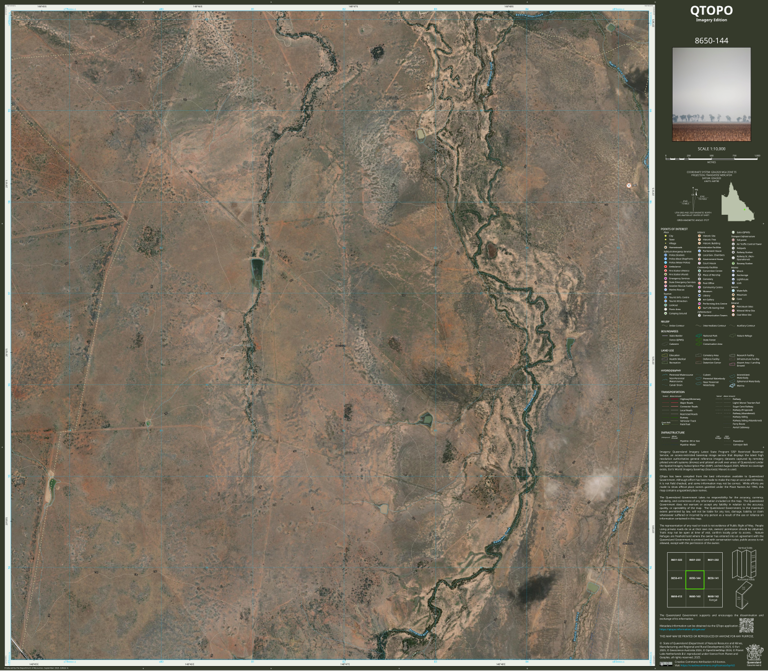 Rangal (8650-144i) Map by Department of Natural Resources and Mines ...