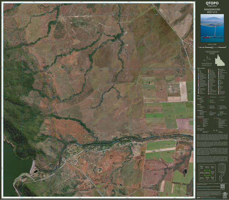RANGEMOORE (8557-213i) Map by Department of Natural Resources and Mines ...