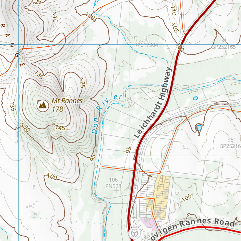 Rannes (8949-44) Map by Department of Natural Resources and Mines ...