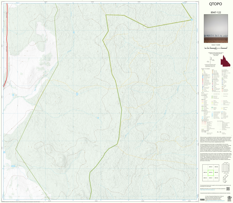 Ravenscraig (8947-122) Map by Department of Natural Resources and Mines ...