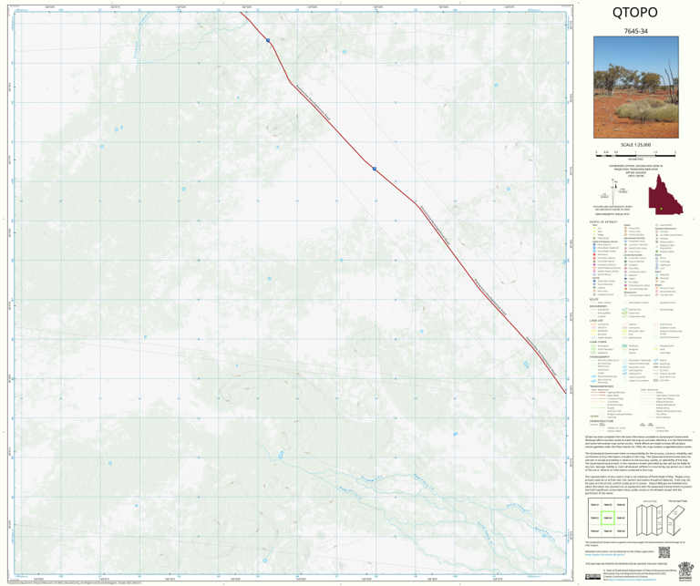 Ray (7645-34) Map by Department of Natural Resources and Mines ...