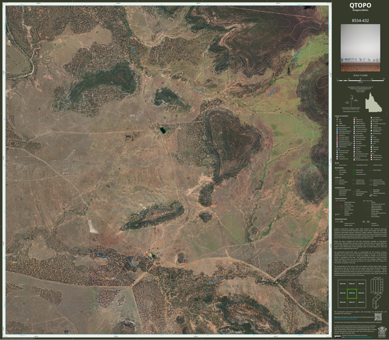 Red Hill (8554-432i) Map by Department of Natural Resources and Mines ...