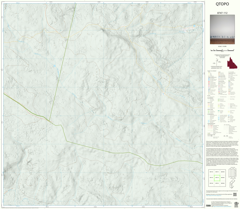 Reedy Creek (8747-112) Map by Department of Natural Resources and Mines ...