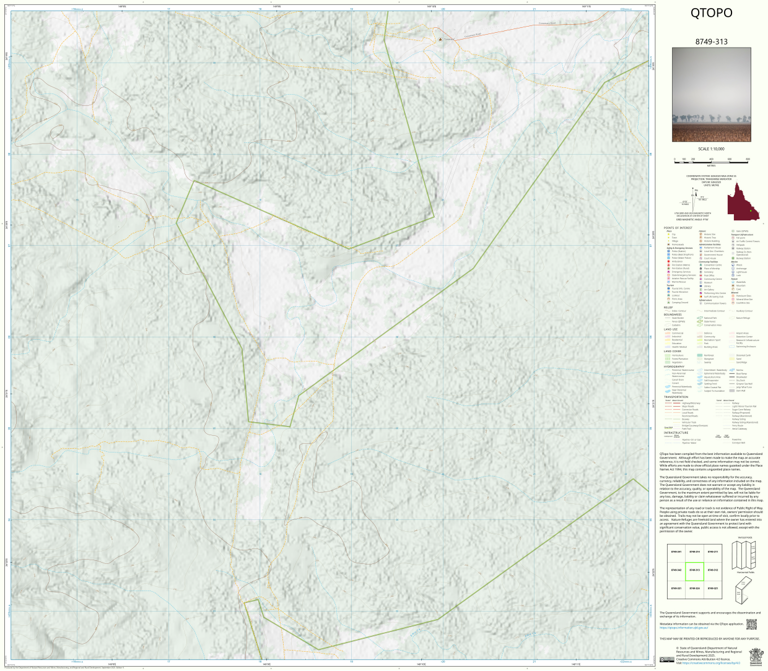 Repulse Creek (8749-313) Map by Department of Natural Resources and ...