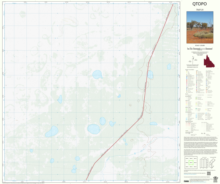 Retreat (7547-31) Map by Department of Natural Resources and Mines ...