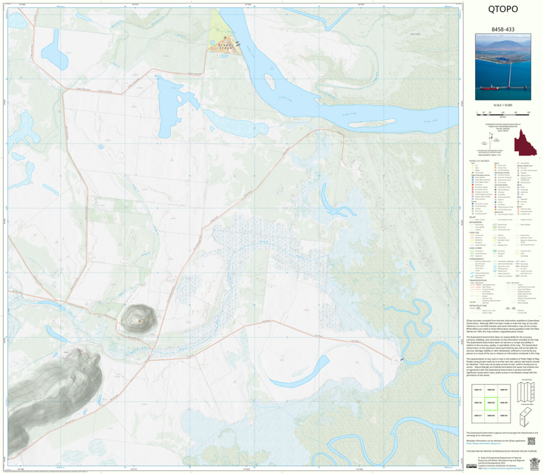 Rita Island (8458-433) Map by Department of Natural Resources and Mines ...