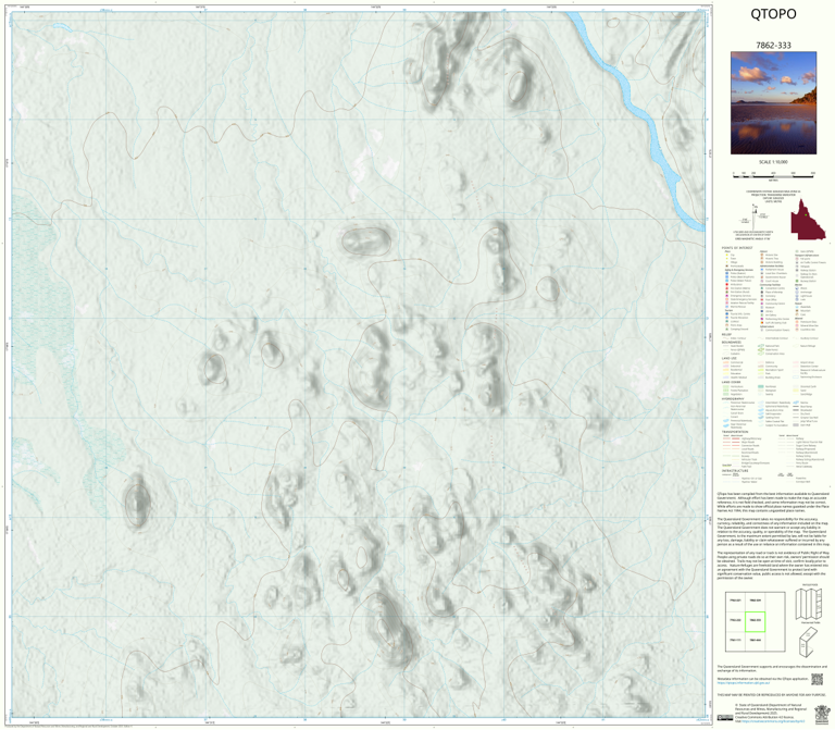 Robson Rance Map Robs Range (7862-333) Map by Department of Natural Resources and Mines ...
