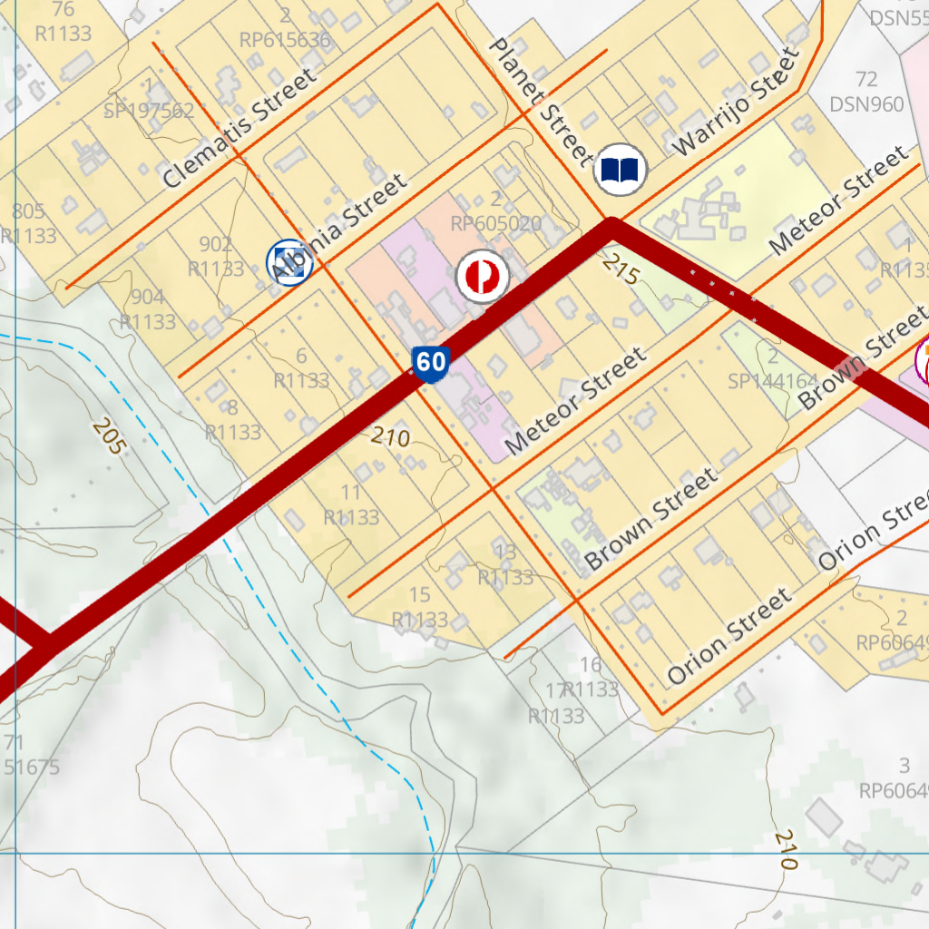 Rolleston (8649-332) Map by Department of Natural Resources and Mines ...
