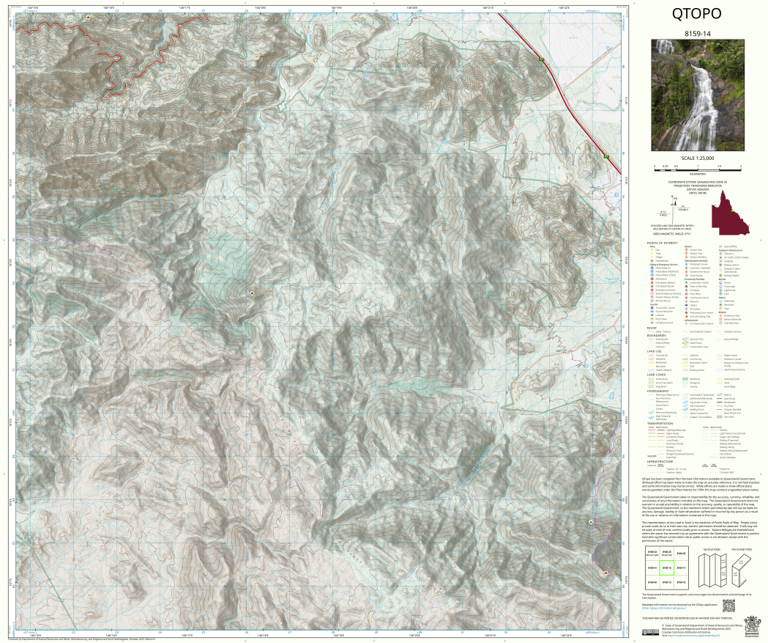 Rollingstone (8159-14) Map by Department of Natural Resources and Mines ...