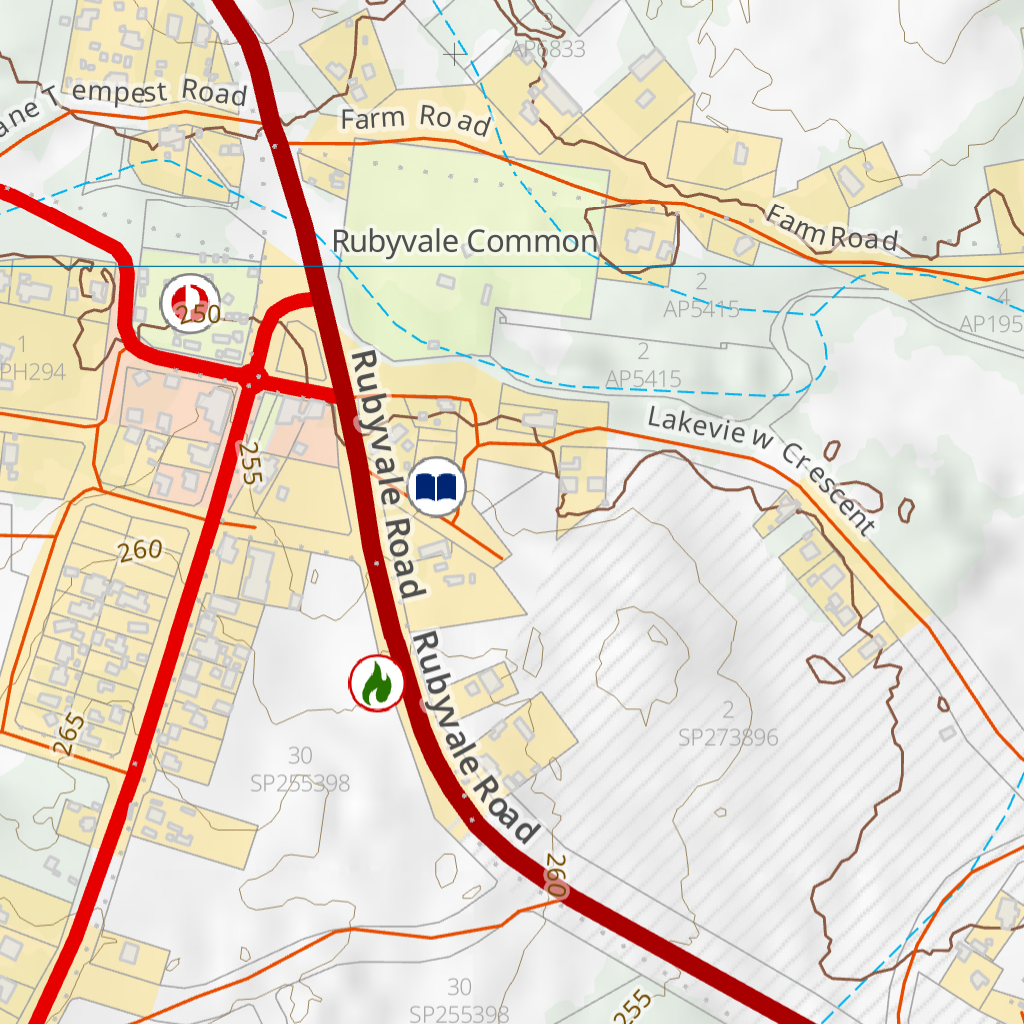 Rubyvale Shops Rubyvale (8451-321) Map by Department of Natural Resources and Mines ...