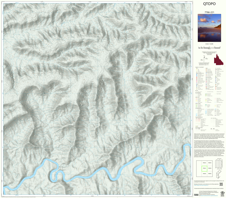Runga (7766-221) Map by Department of Natural Resources and Mines ...