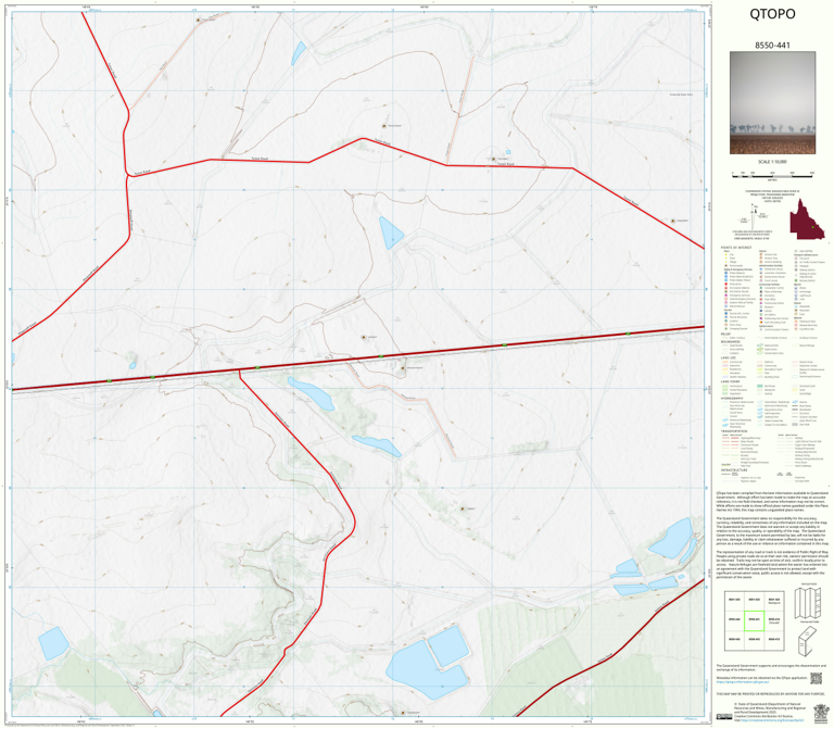 Selma (8550-441) Map by Department of Natural Resources and Mines ...