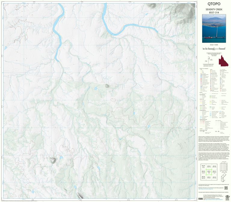 Seventy Creek (8557-314) Map by Department of Natural Resources and ...
