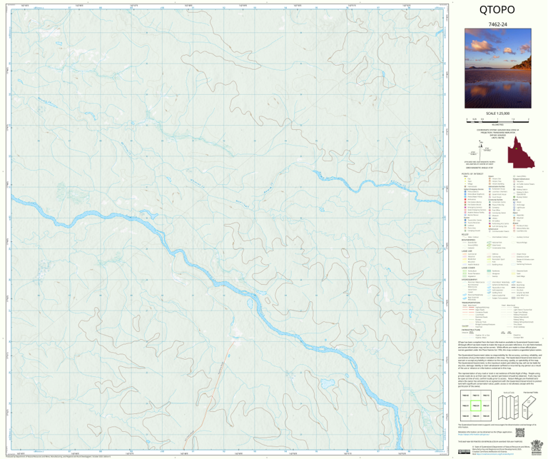 Silkyoak Creek (7462-24) Map by Department of Natural Resources and ...