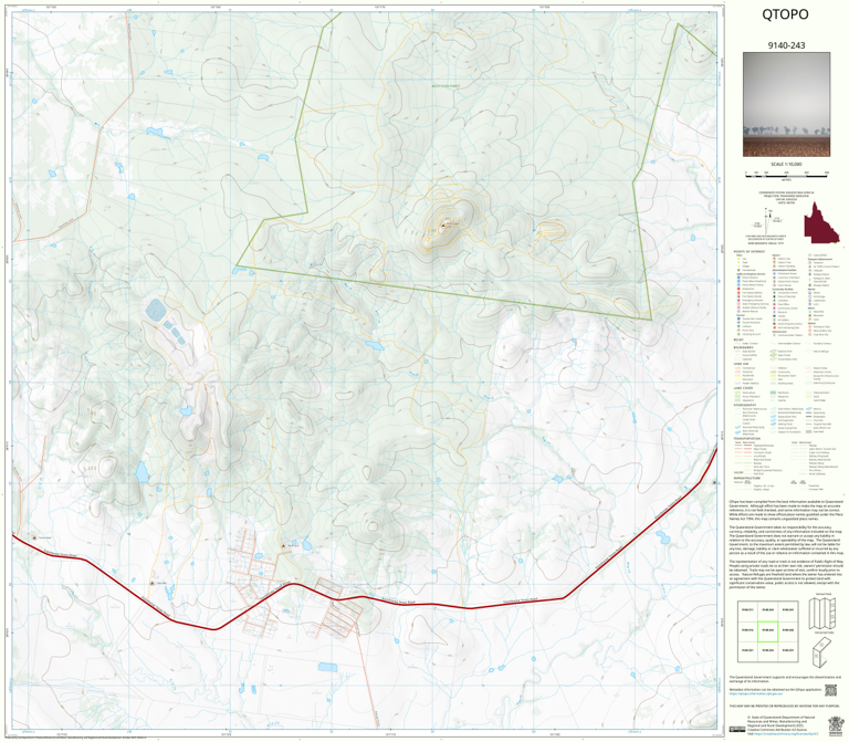 Silver Spur (9140-243) Map by Department of Natural Resources and Mines ...