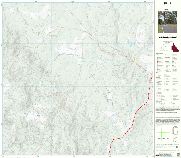 Six Mile Hill (9248-411) Map by Department of Natural Resources and ...