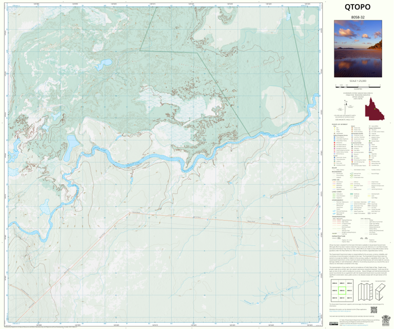 Southwick (8058-32) Map by Department of Natural Resources and Mines ...