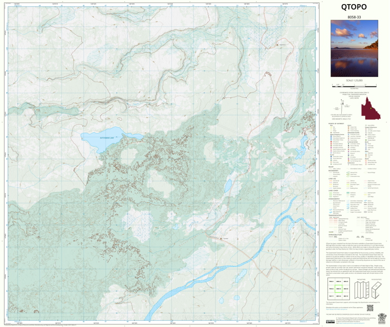Southwick (8058-33) Map by Department of Natural Resources and Mines ...