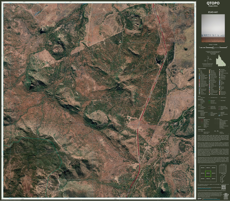 Springsure (8549-441i) Map by Department of Natural Resources and Mines ...