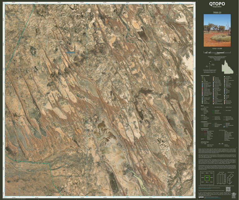 Springvale (7050-23i) Map by Department of Natural Resources and Mines ...