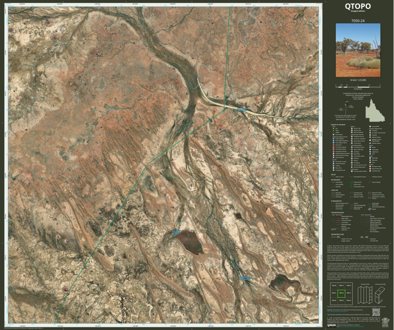 Springvale (7050-24i) Map by Department of Natural Resources and Mines ...