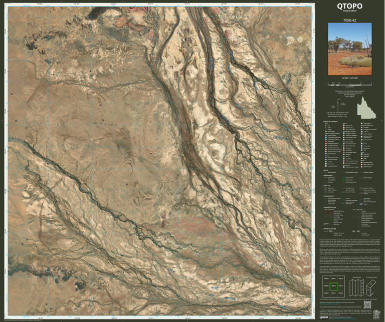 Springvale (7050-42i) Map by Department of Natural Resources and Mines ...