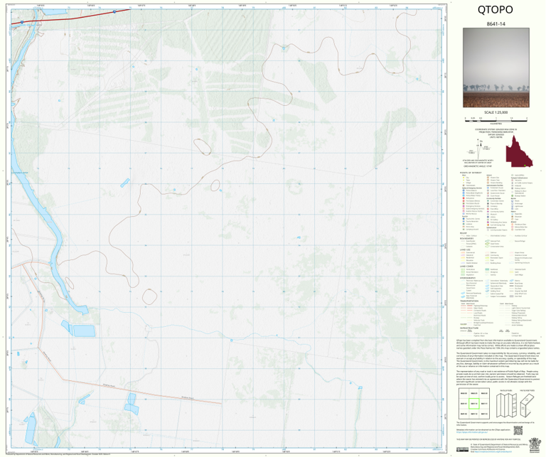 St George (8641-14) Map by Department of Natural Resources and Mines ...