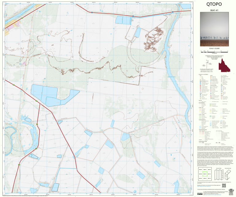 St George (8641-41) Map by Department of Natural Resources and Mines ...