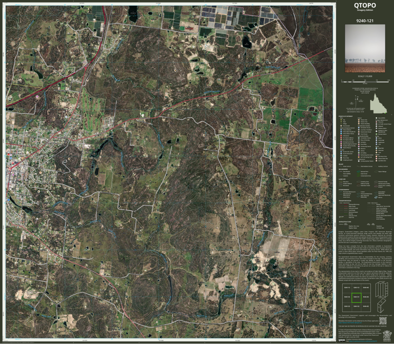 Stanthorpe (9240-121i) Map by Department of Natural Resources and Mines ...