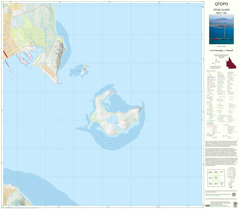 Stone Island (8557-144) Map by Department of Natural Resources and ...
