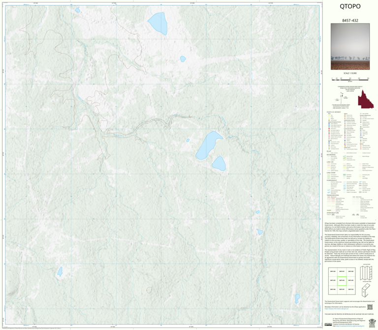 Strathbogie (8457-432) Map by Department of Natural Resources and Mines ...