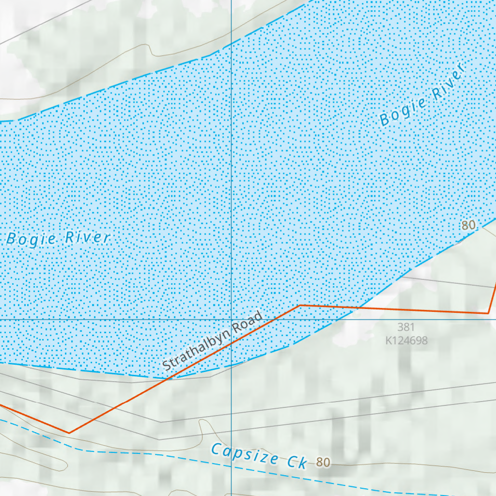 Strathbogie (8457-434) Map by Department of Natural Resources and Mines ...