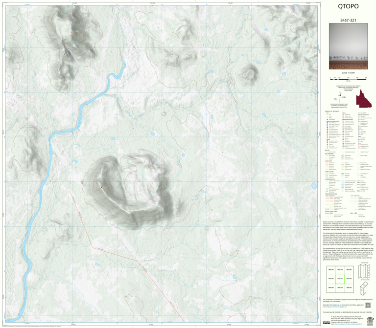 Strathmore (8457-321) Map by Department of Natural Resources and Mines ...