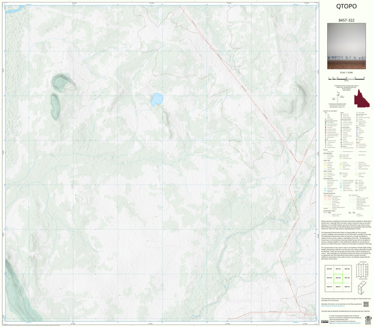 Strathmore (8457-322) Map by Department of Natural Resources and Mines ...