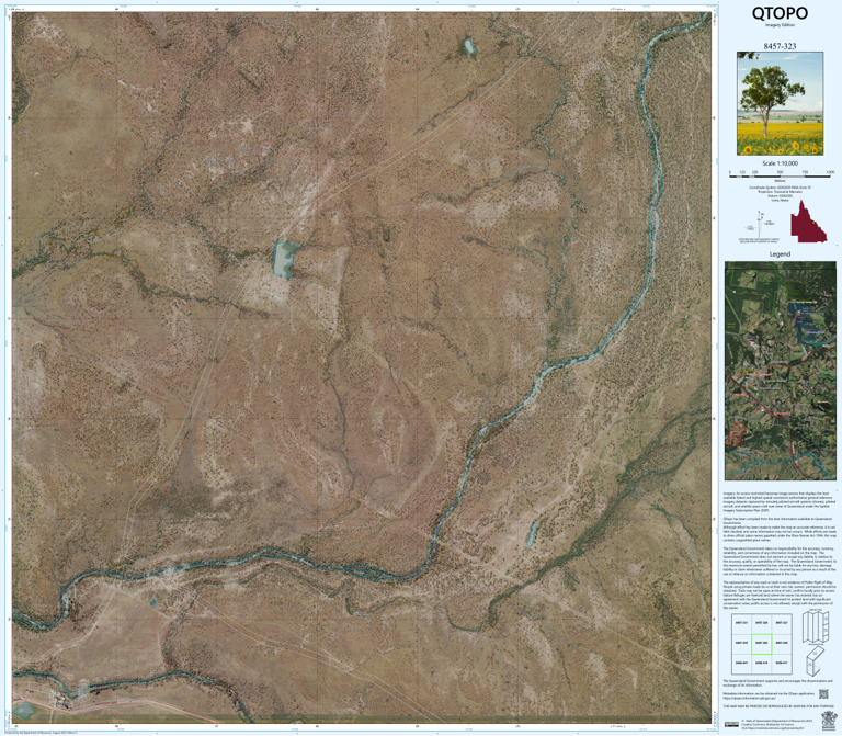 Strathmore (8457-323i) Map by Department of Natural Resources and Mines ...