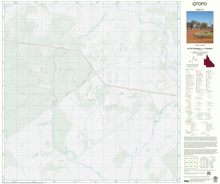 Struan (8543-13) Map by Department of Natural Resources and Mines ...