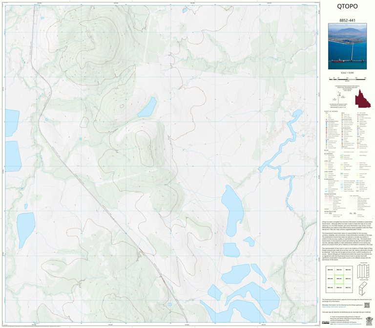Styx (8852-441) Map by Department of Natural Resources and Mines ...
