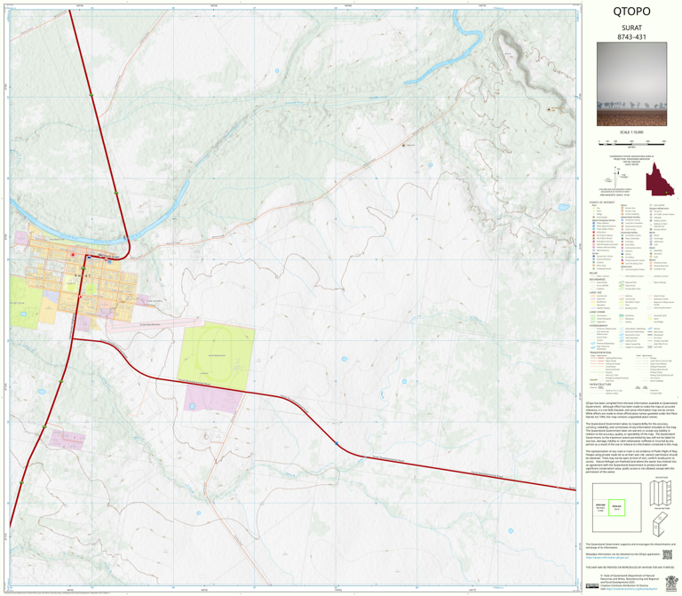 Surat Map.pdf Surat (8743-431) Map by Department of Natural Resources and Mines ...