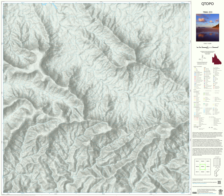Sussex Range (7866-333) Map by Department of Natural Resources and ...